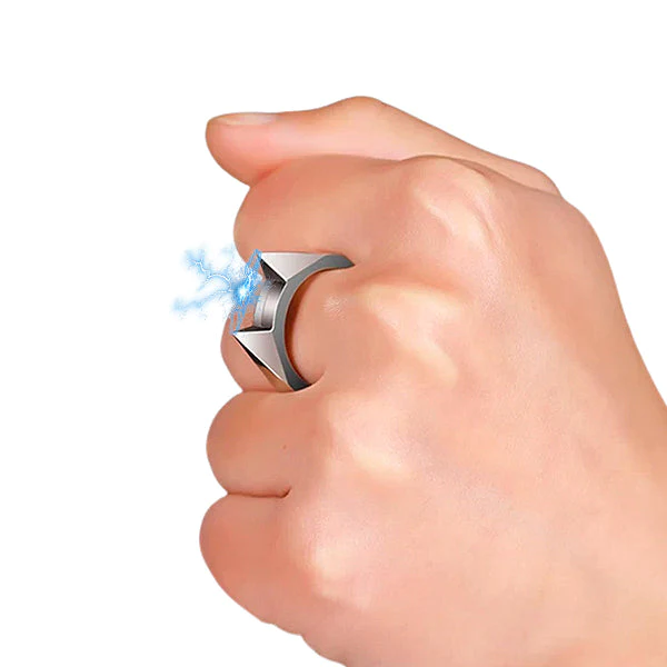  Acctndok SparkForce Twinkle 50,000,000 Safeguard Ring (Black) :  Clothing, Shoes & Jewelry